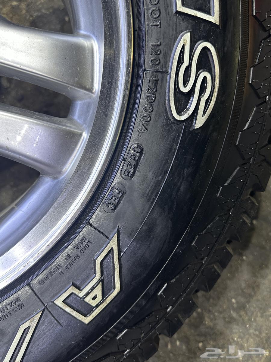 جنوط لكزز الحميد مع كفرات ماكسس ربع وشاص مقاس 1664174661436930113