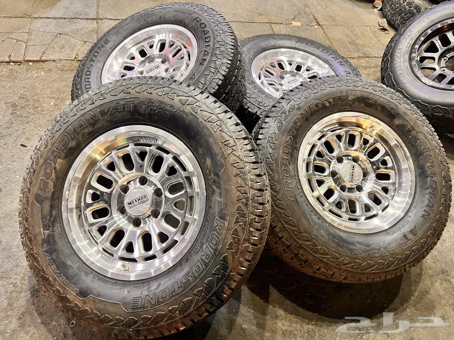 جنوط نيكل فرد f150 مع كفرات ردستون مقاس 285 70 1764198532292994110