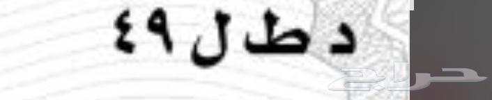 لوحة سيارة خصوصي64186750068353110