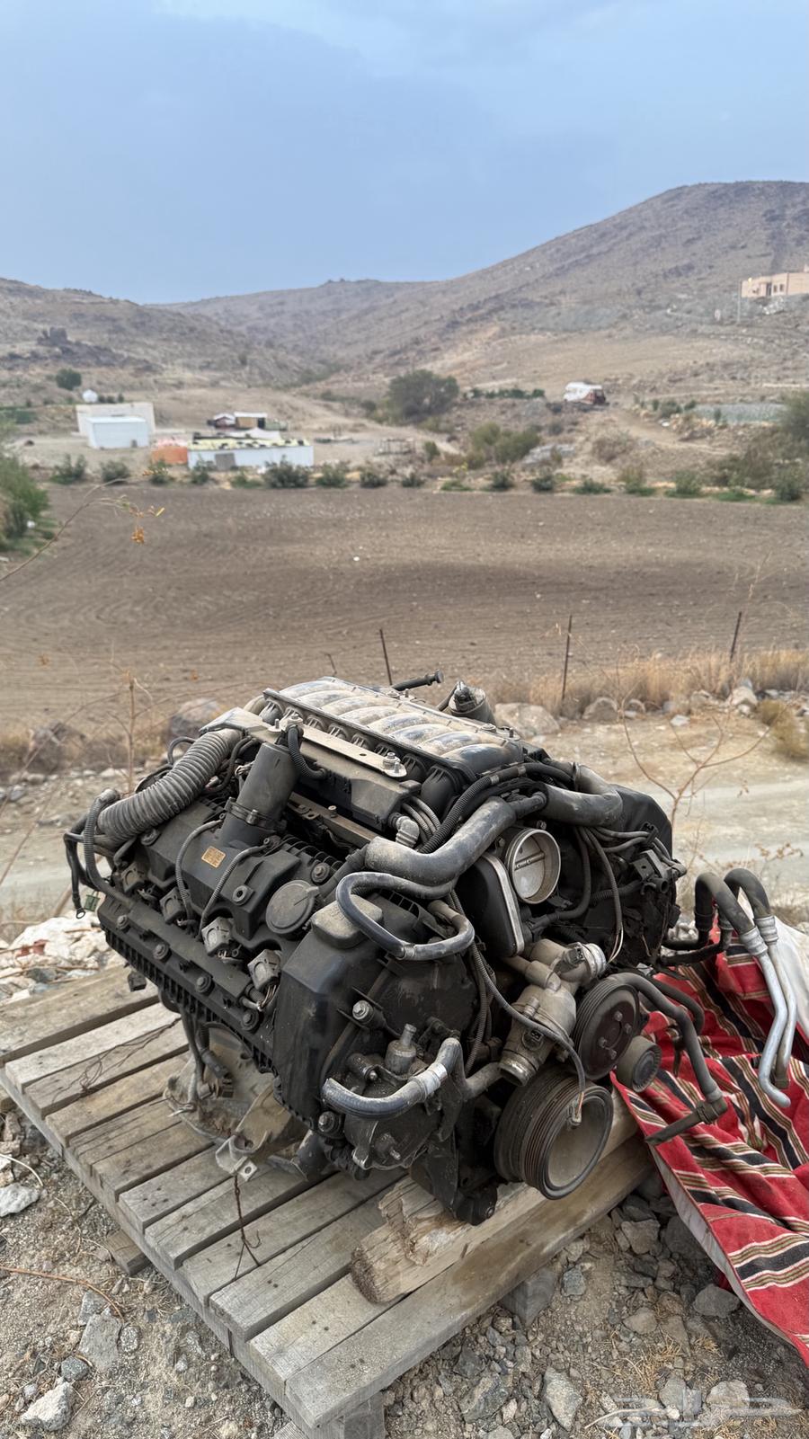 مكينه BMW 750Li موديل2009 مع جميع ملحقاتها64246606853122110