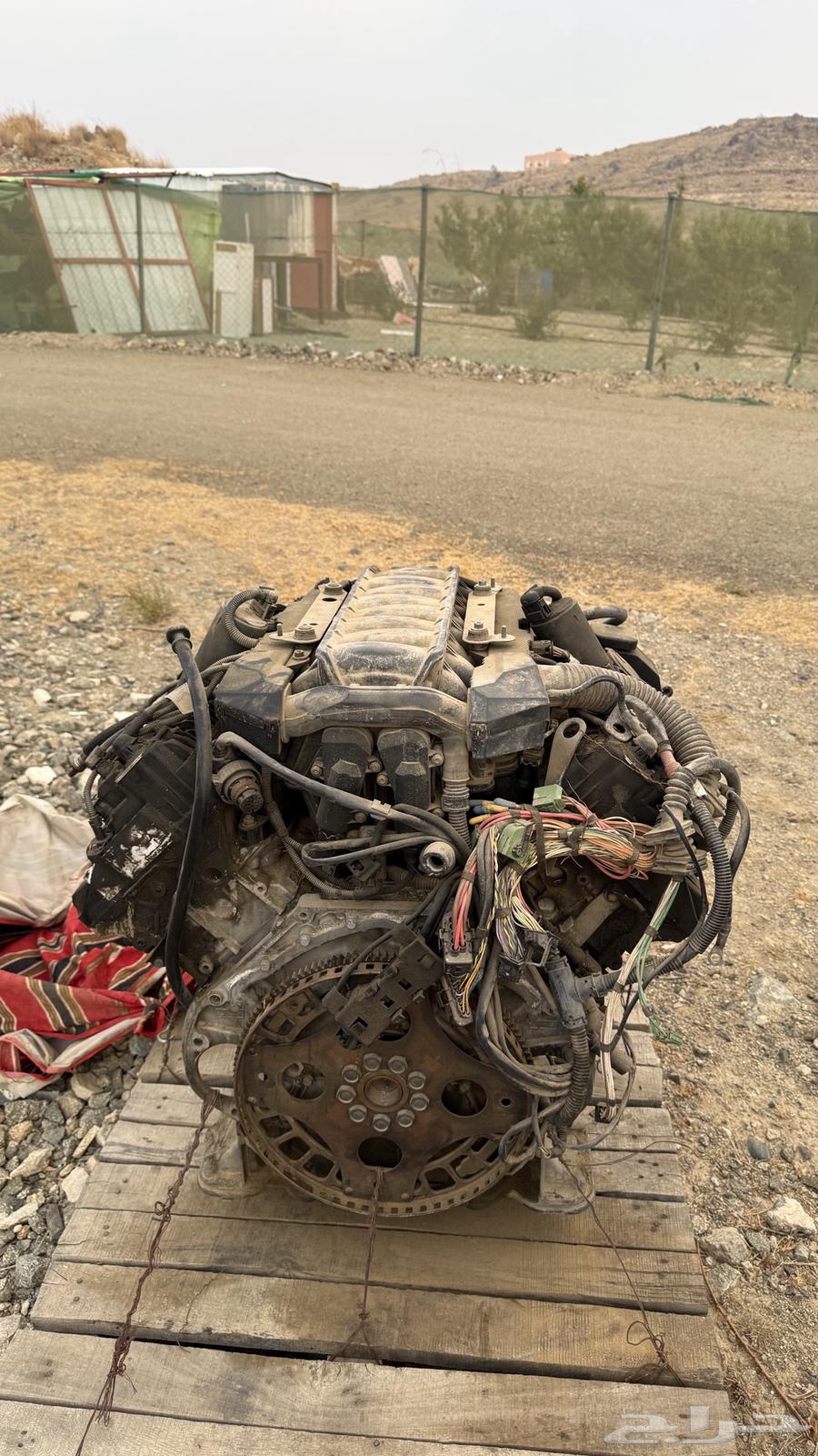 مكينه BMW 750Li موديل2009 مع جميع ملحقاتها64246606853122112