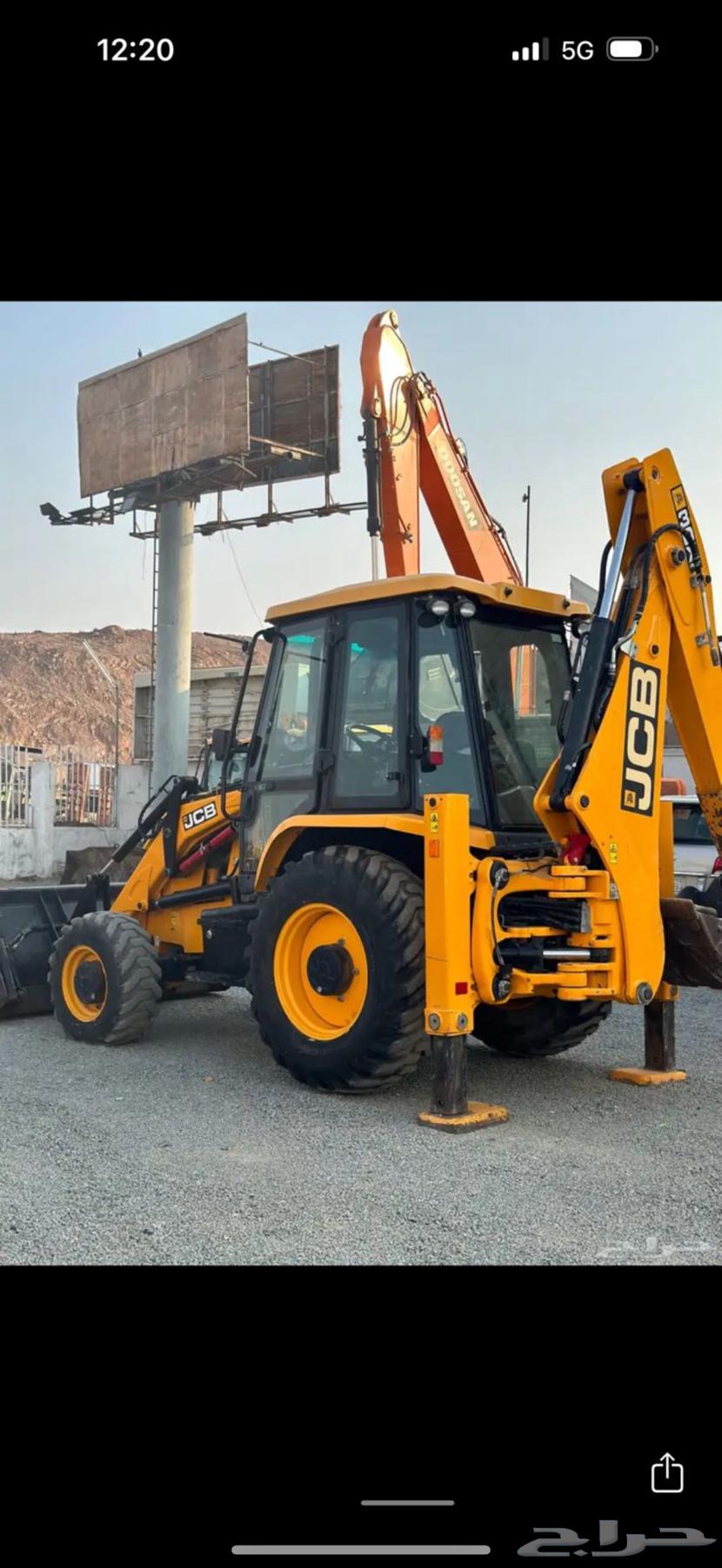 جي سي بي للإيجار موديل حديث 2021 دبل مكيف مع سائق محترف64212278263810114