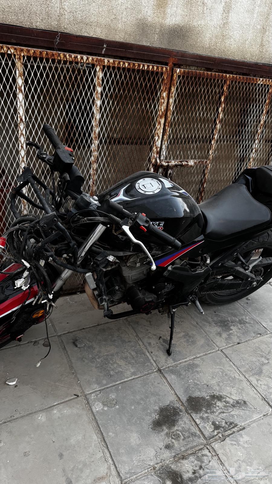 دباب صيني 250cc بايك عايد للبيع تشاليح او قطع غيار64254201974275111