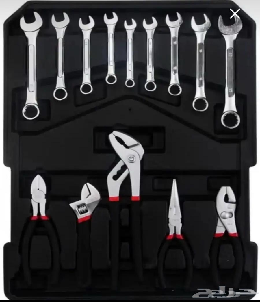 عدة ميكانيكا كاملة متكاملة بمفتاح امان وجميع القطع64257182248579112