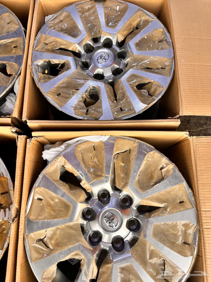 جنوط برادو مقاس 18 اصلي وكاله منزله من موتر اصفار64246257631875114