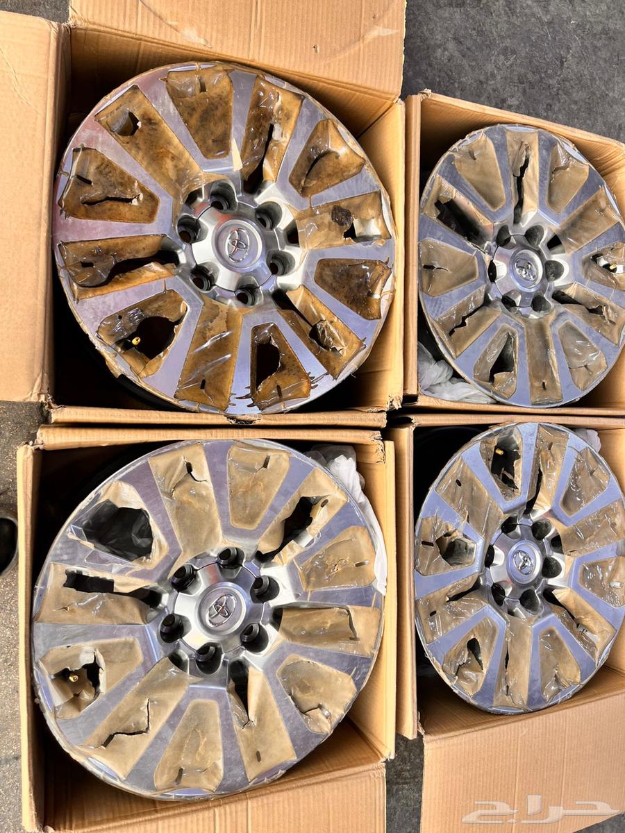 جنوط برادو مقاس 18 اصلي وكاله منزله من موتر اصفار64246257631875112