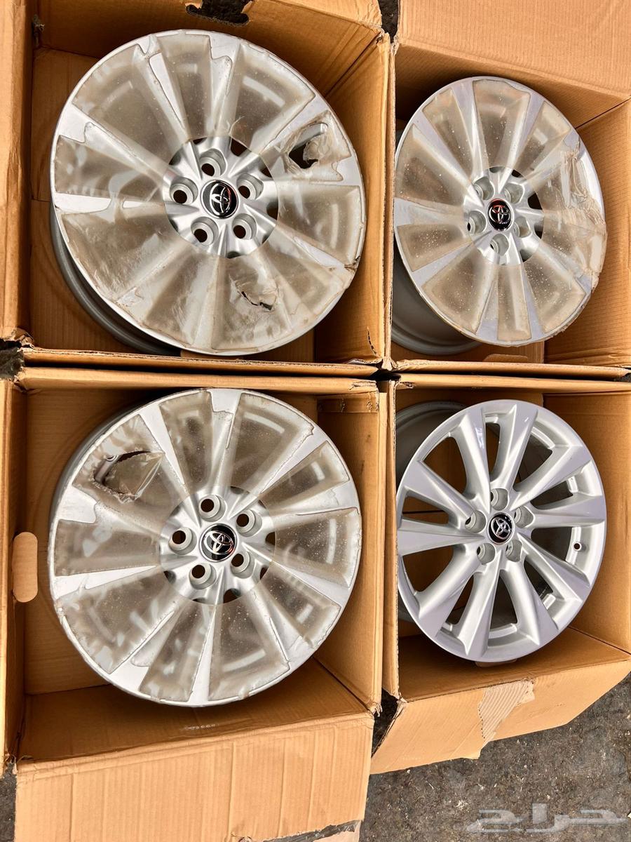 جنوط كورلا مقاس 16 اصلي وكاله منزله من موتر أصفار64246606818561113