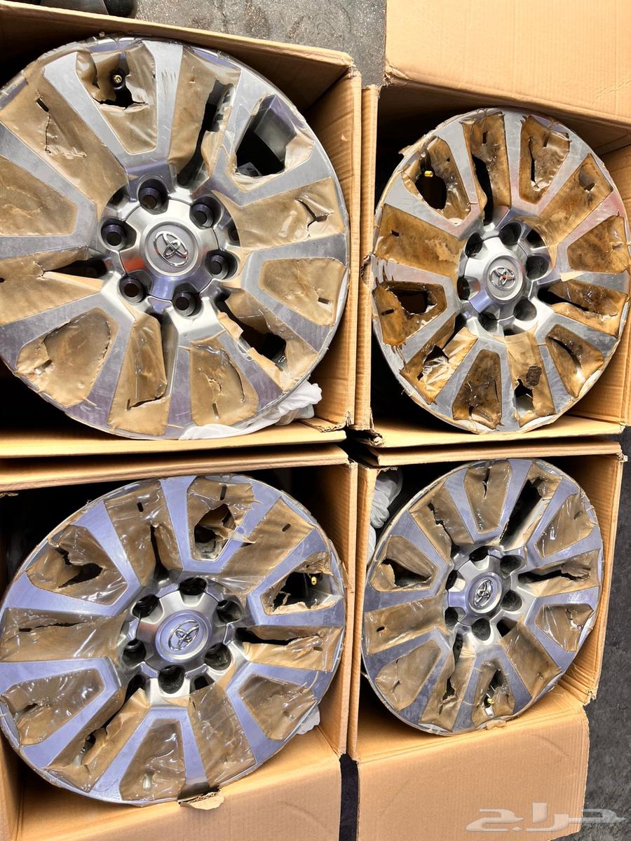 جنوط برادو مقاس 18 اصلي وكاله منزله من موتر اصفار64246257631875111