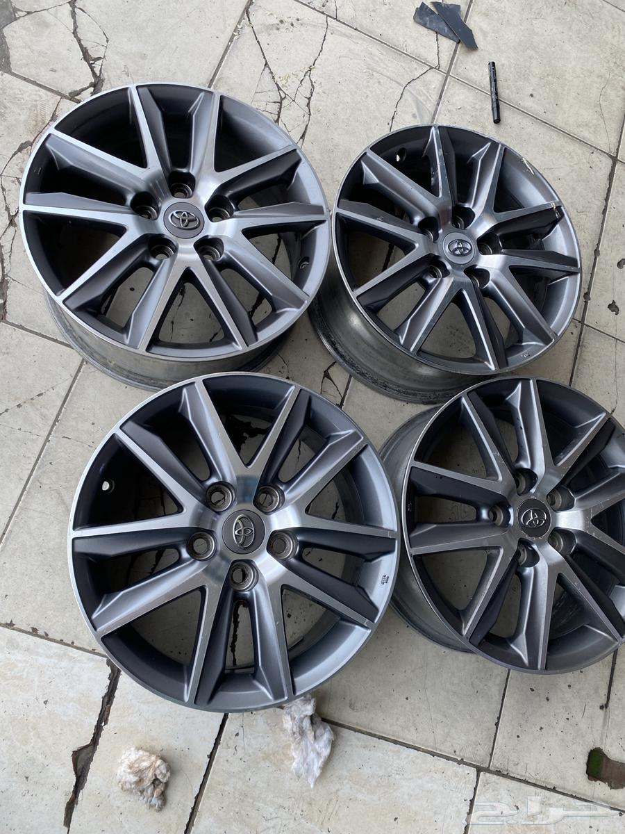 طقم جنوط كامري 2018 مقاس 16 أصلية وكالة مطور64242048878849111