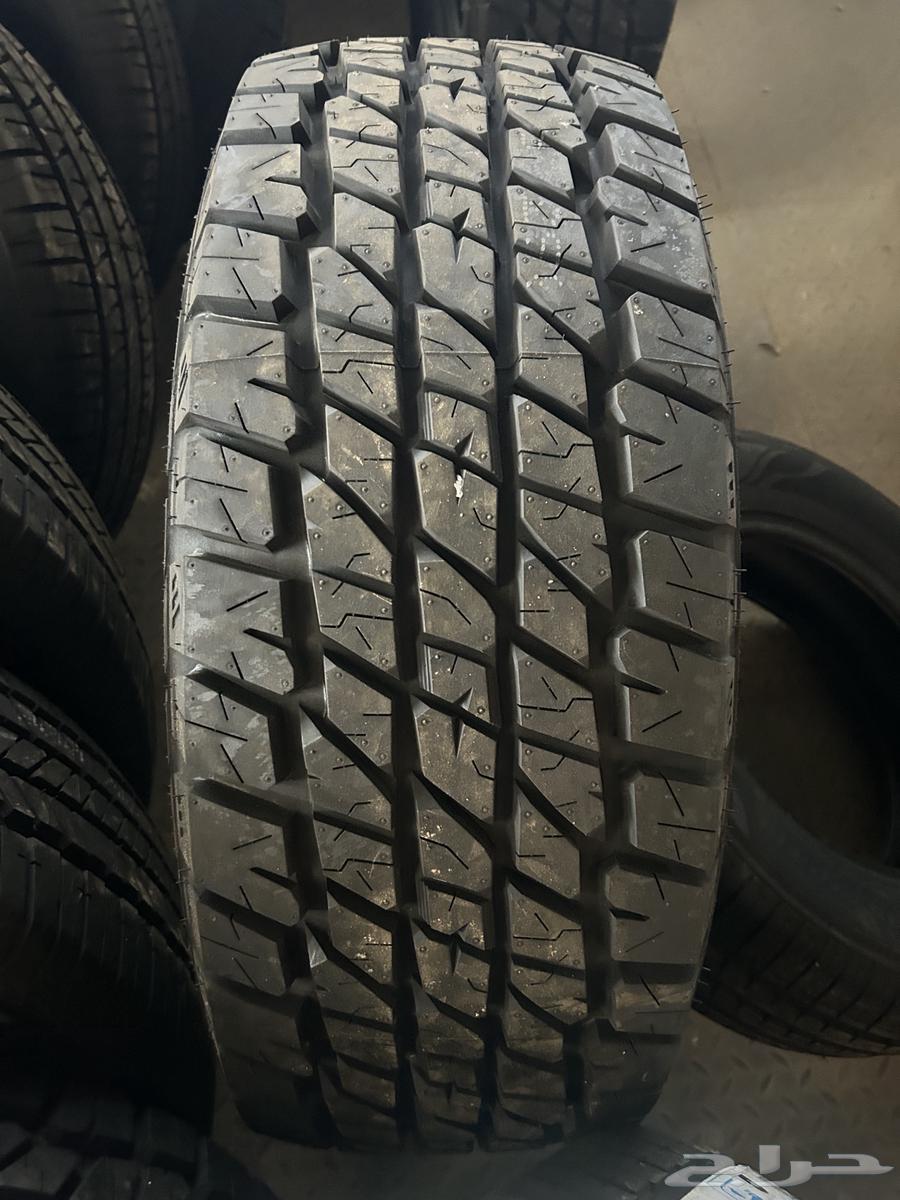 كفرات حجرية مقاس 265 65 جنط 17 ضمان خمس سنوات64236210561666111