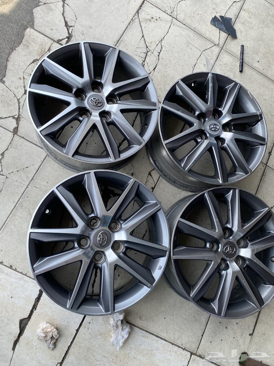 طقم جنوط كامري 2018 مقاس 16 أصلية وكالة مطور64242048878849110