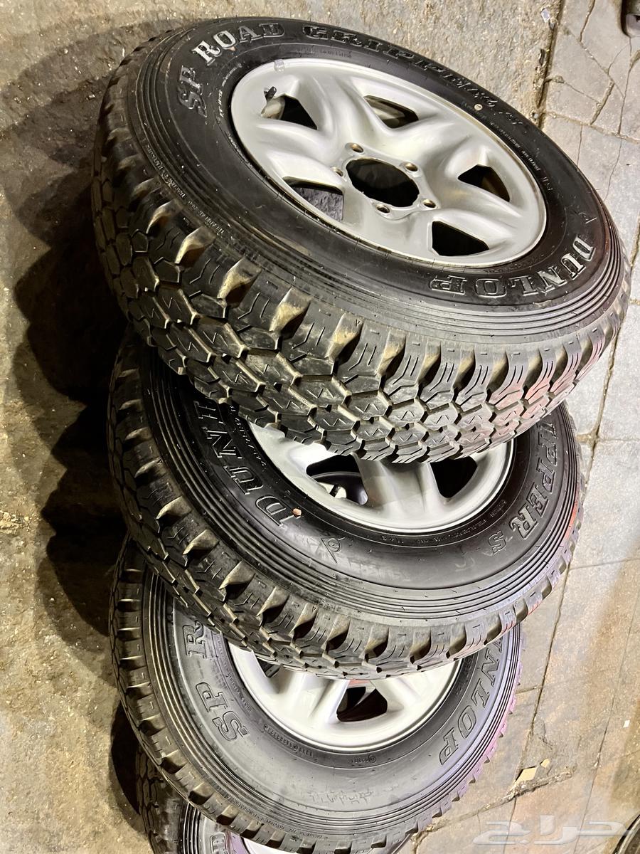 جنوط ديازل جيب لاند كروزر مع كفرات دنلوب ابو لبنا 245 75 1764231589856771112