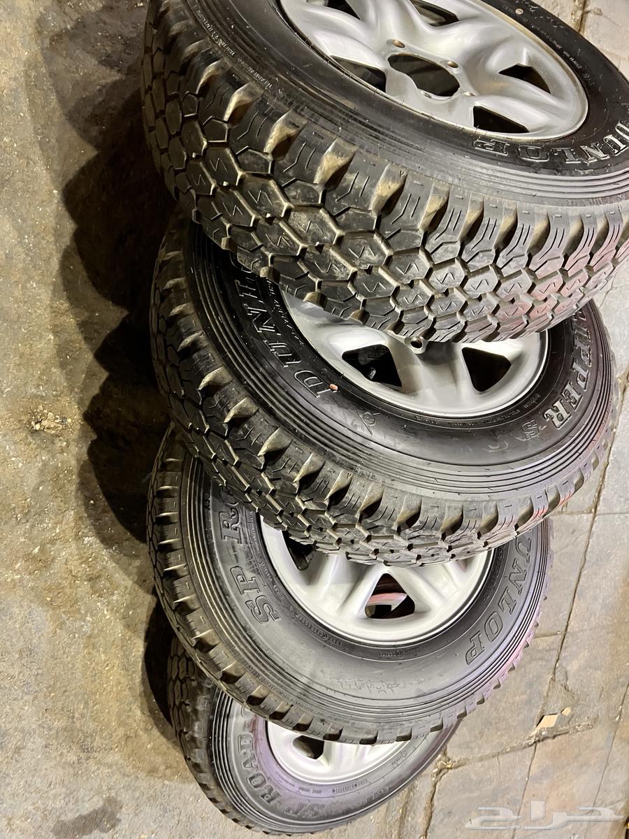 جنوط ديازل جيب لاند كروزر مع كفرات دنلوب ابو لبنا 245 75 1764231589856771110