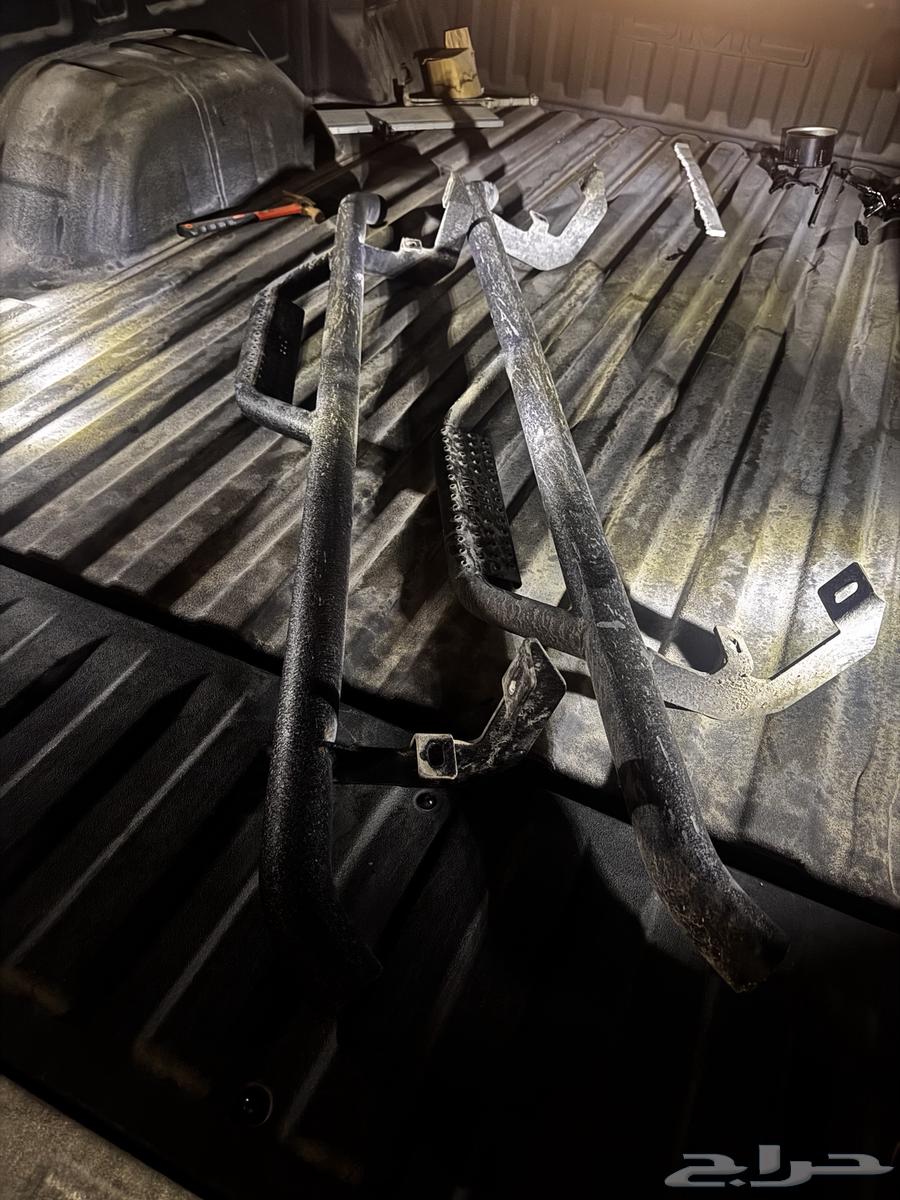 Side steps for Sierra Silverado Off-Road with complete bolts, no welding (slight tilt for disclaimer)64231949861761111