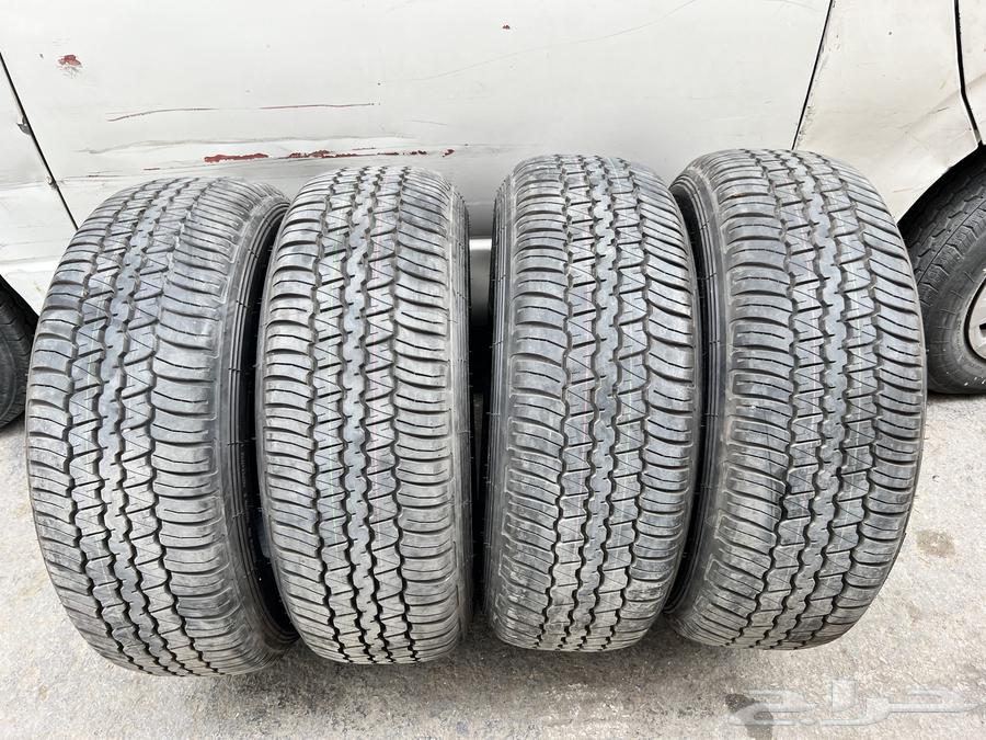 طقم كفرات دنلوب ياباني وكاله مقاس 2024نهايت السنه64244351441539110