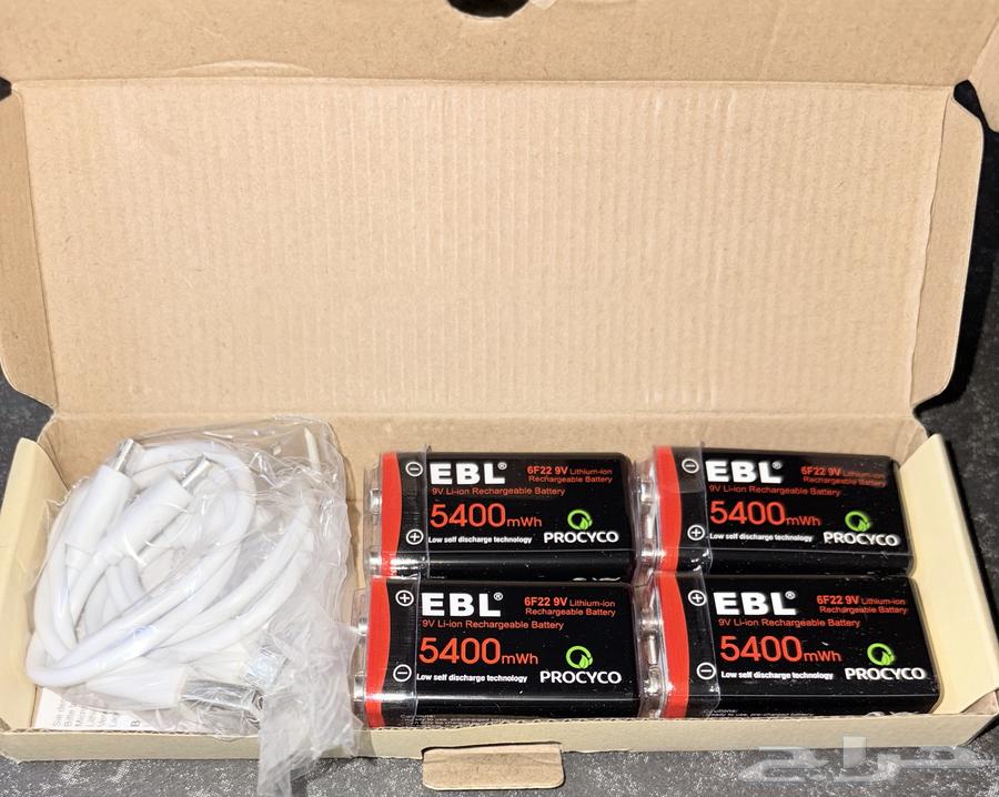 بطاريات ليثيوم قابلة لاعادة الشحن 9V64258350508801110