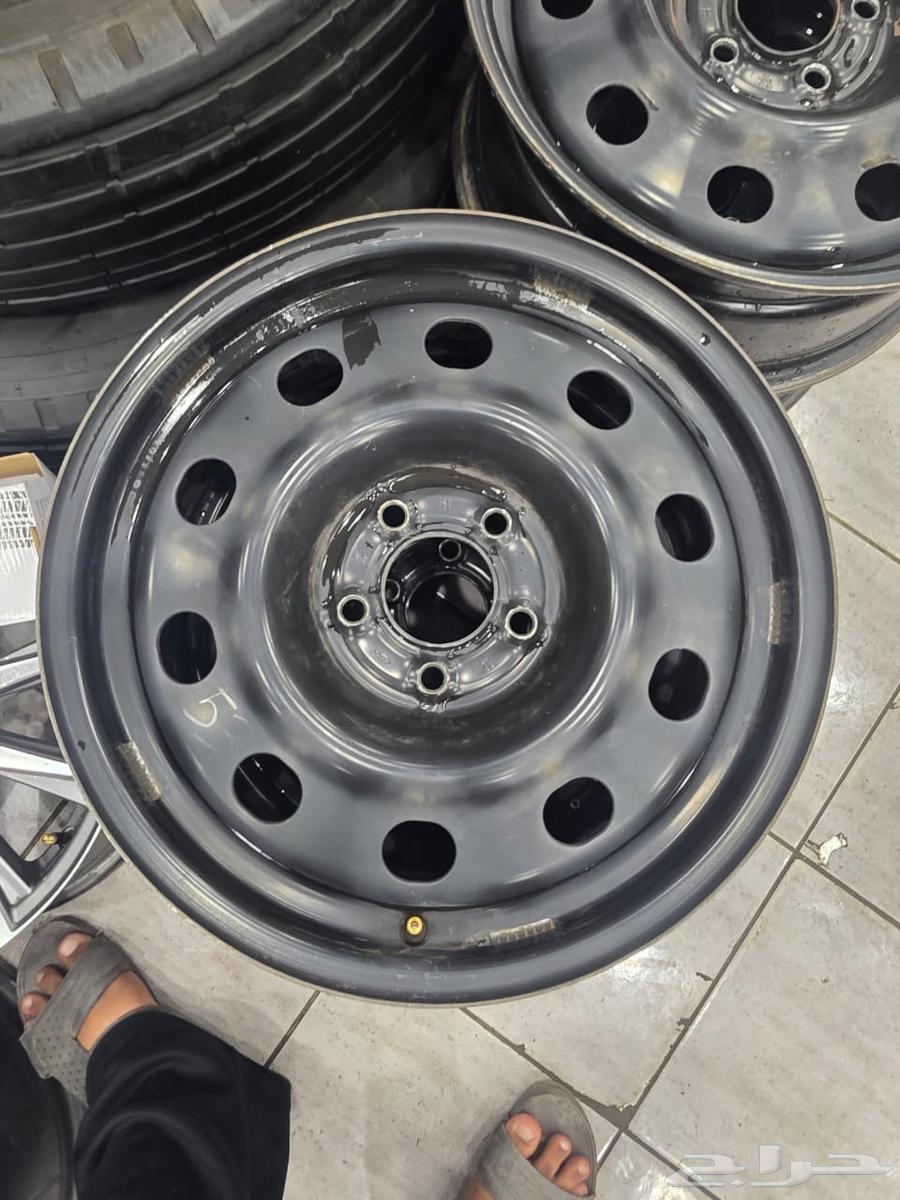 جنوط فورد بوليسي مع الطيس مقاس 17 مستعمل اصلي نضيف مره64254712462850113