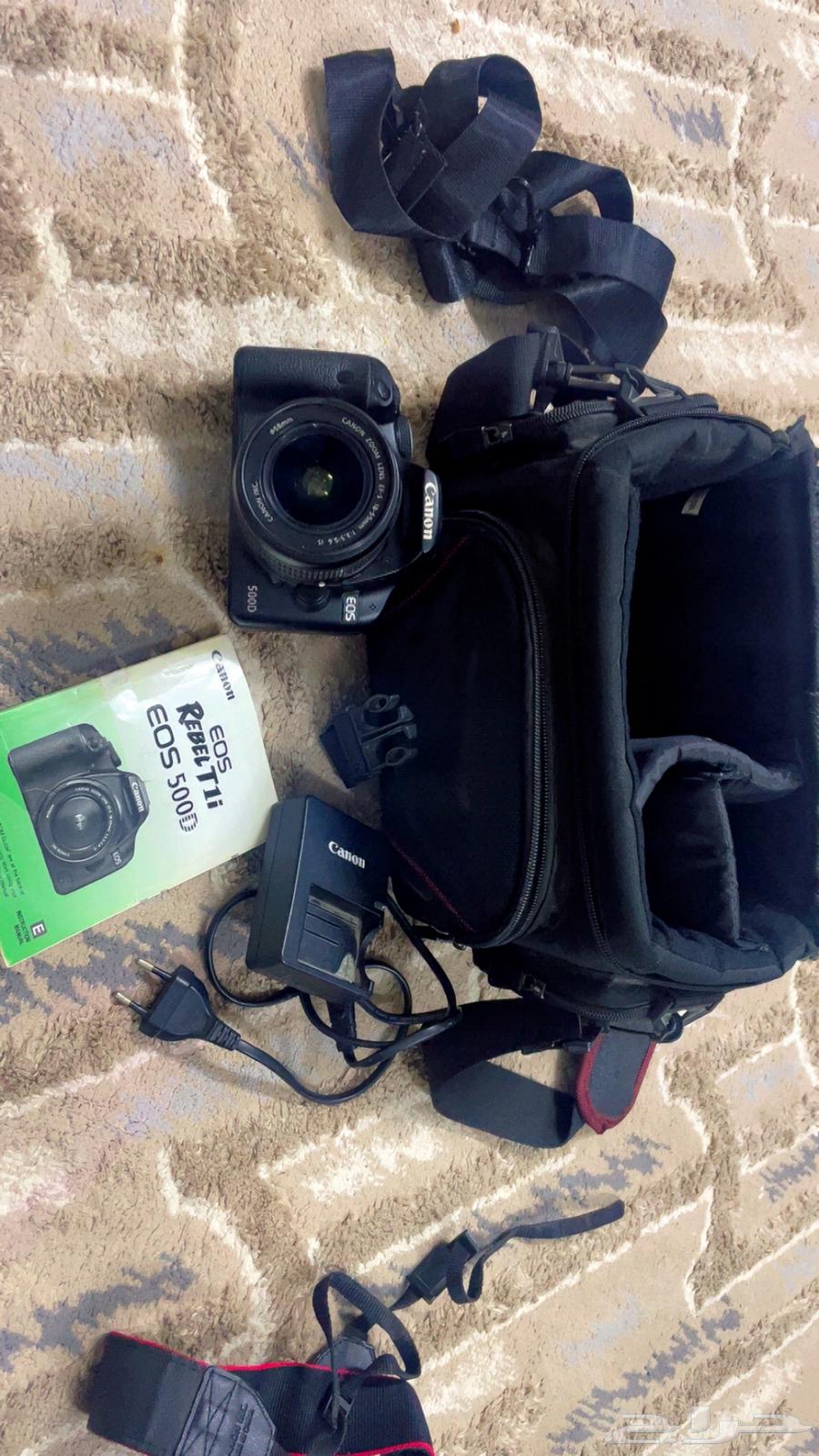 كاميرا كانون canon D500 مع عدسة63995885131394112