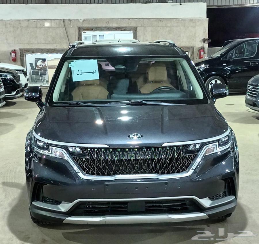 كيا كارنيفال رصاصى 2021 ديزل بطاقة جمركية وارد كوريا64290187683586111