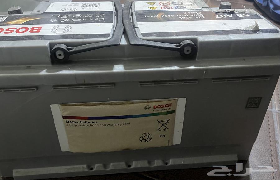 بطارية بحالة ممتازة من شركة بوش A80064264568237442112