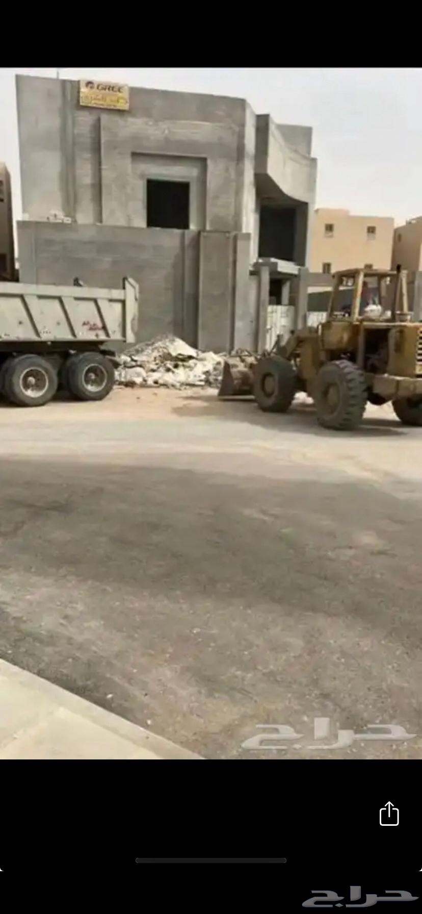 قلاب تريله شيول ترحيل مخلفات البناء وتوريد الرمل بريده64271353398787110