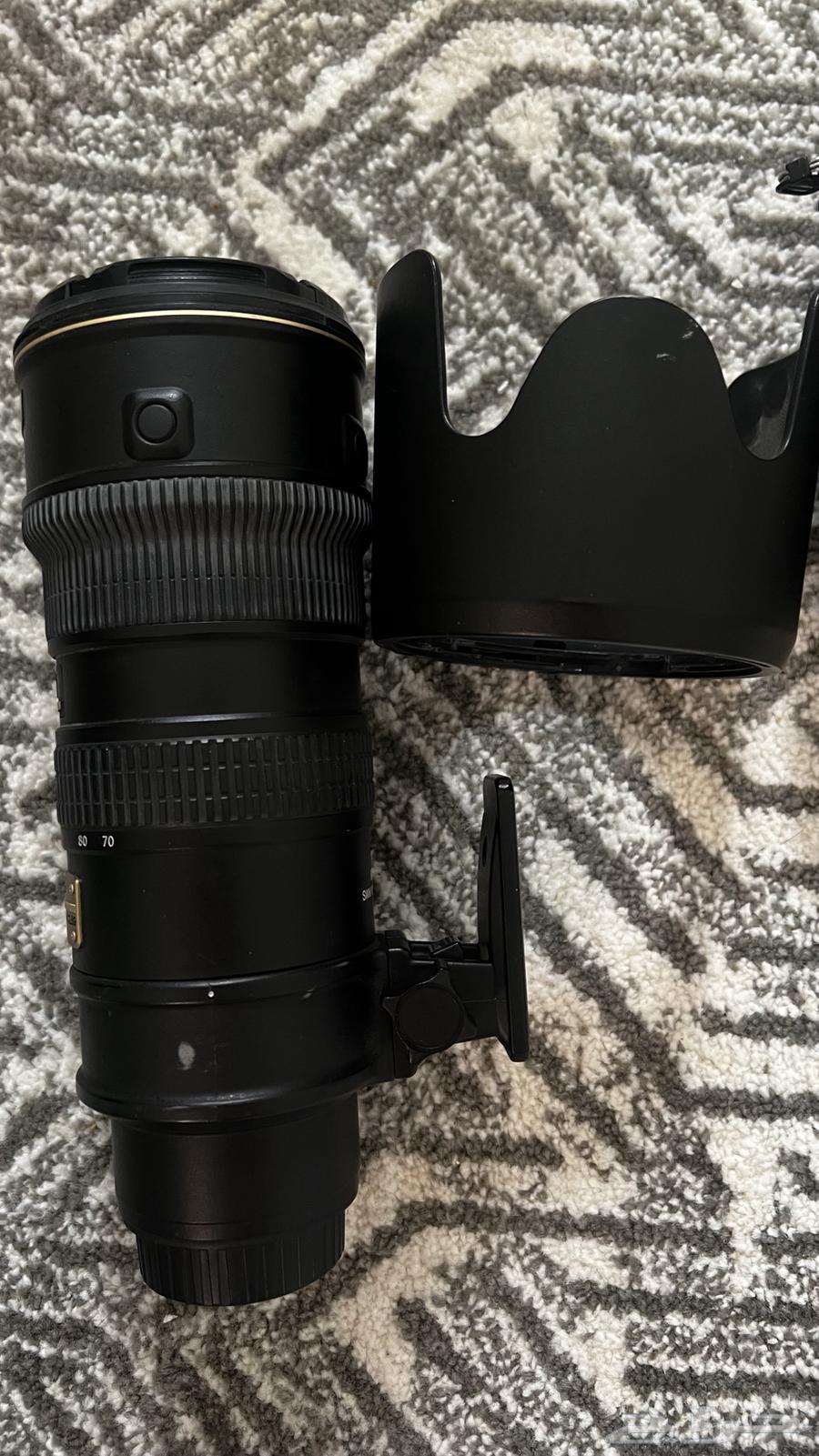 كاميرا نيكون D4 Nikon   4 عدسات من ضمنها 70-20064010994249729114