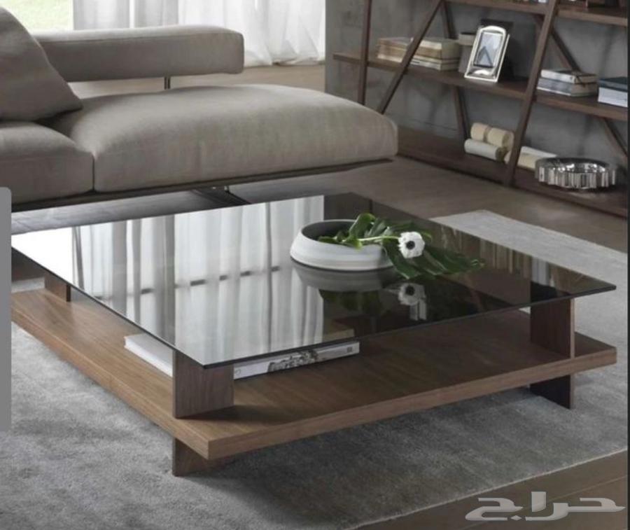 New wooden table 1 large and 6 service tables64017056115459110