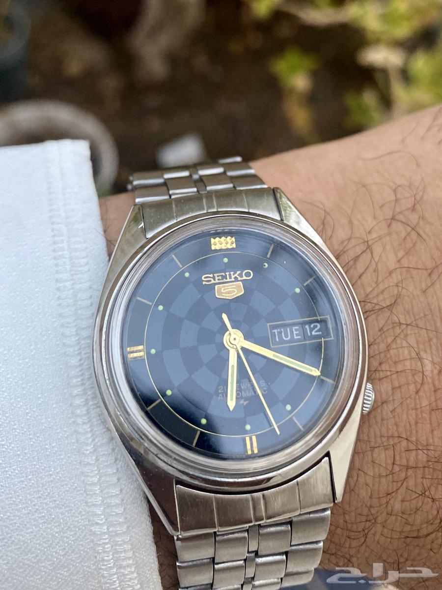 ساعة سيكو 5(SEIKO 5) فنتج ميناء أسود سبايدر64012737768067113