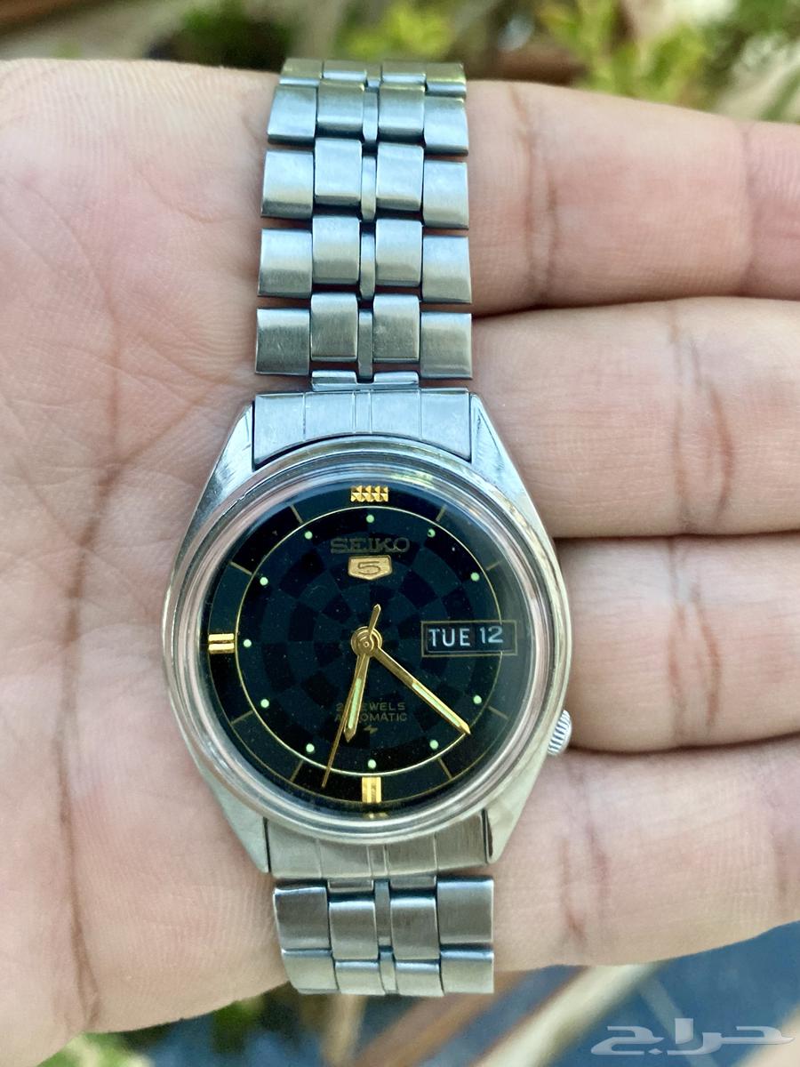 ساعة سيكو 5(SEIKO 5) فنتج ميناء أسود سبايدر64012737768067114