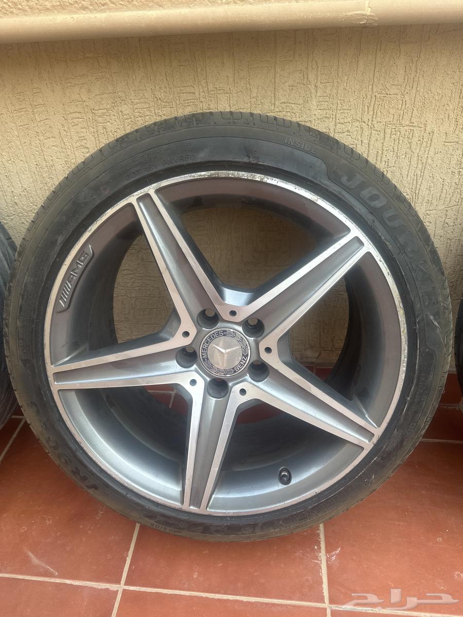 جنوط مرسيدس نظيفه اصليه AMG فئة C مقاس 1864224071567235113