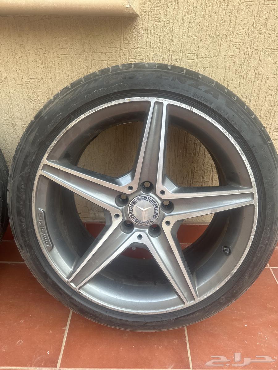 جنوط مرسيدس نظيفه اصليه AMG فئة C مقاس 1864224071567235112