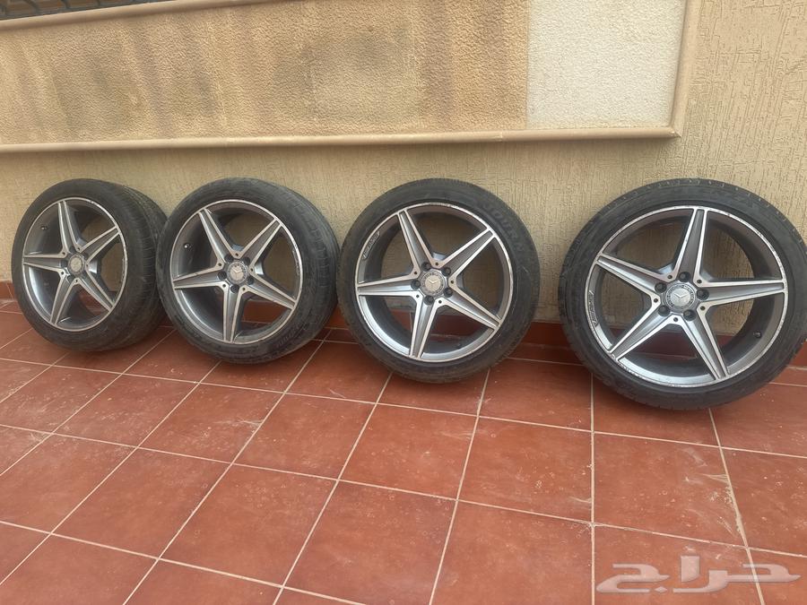 جنوط مرسيدس نظيفه اصليه AMG فئة C مقاس 1864224071567235111