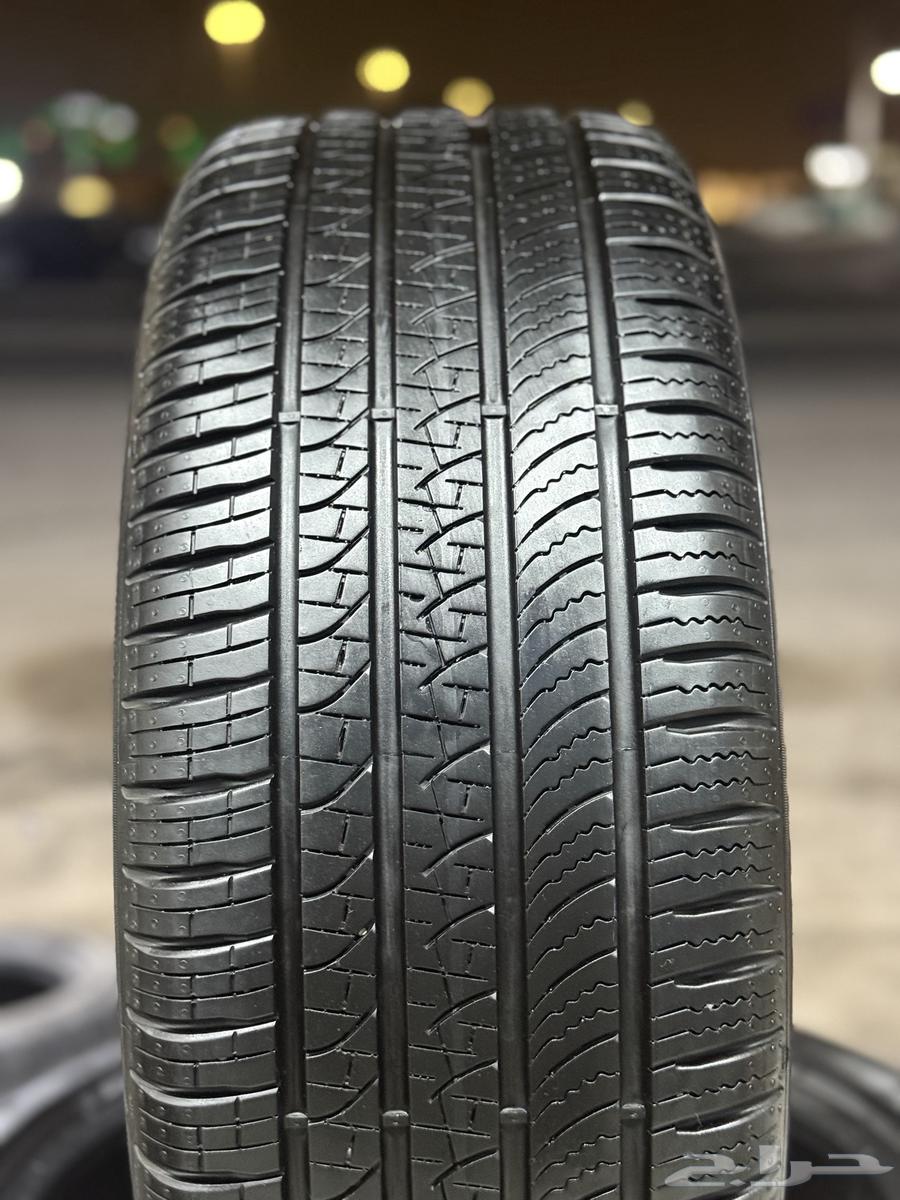 235 45 18 كفرات بريلي اصلية مستخدمة شبة جديدة وكالةسوناتا63667517544321110