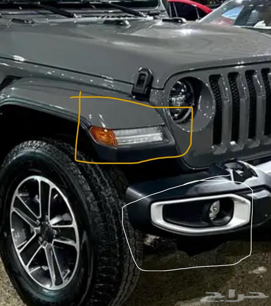 ليد رانجلر امامي يمين و ديكور صدام فضي64315743355779110