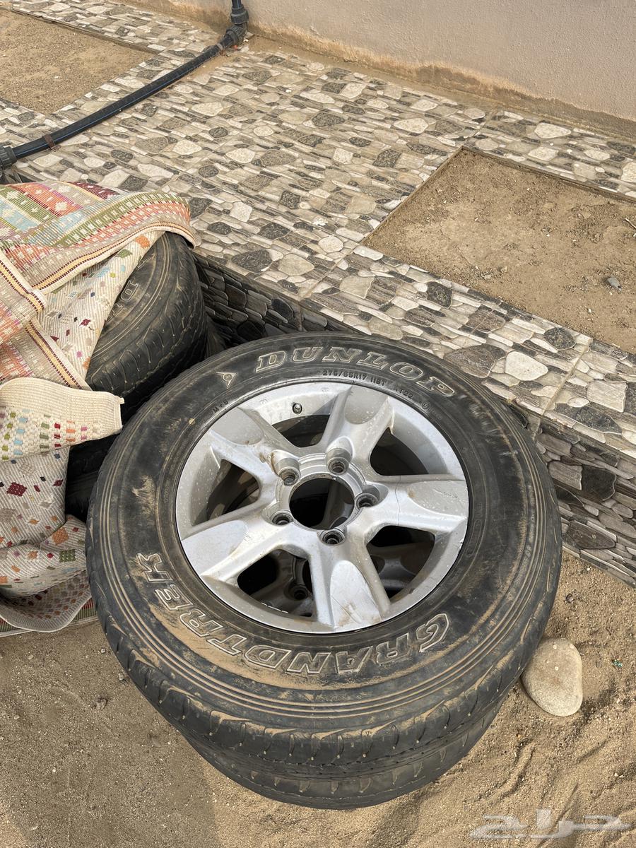 كفرات دنلوب و جنوط وكاله صالون 2007 مقاس 1764322356973569112