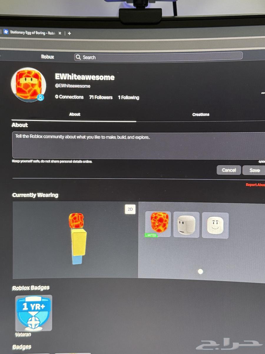 Roblox account from 2007 with a limited worth 15 thousand64097031111297110