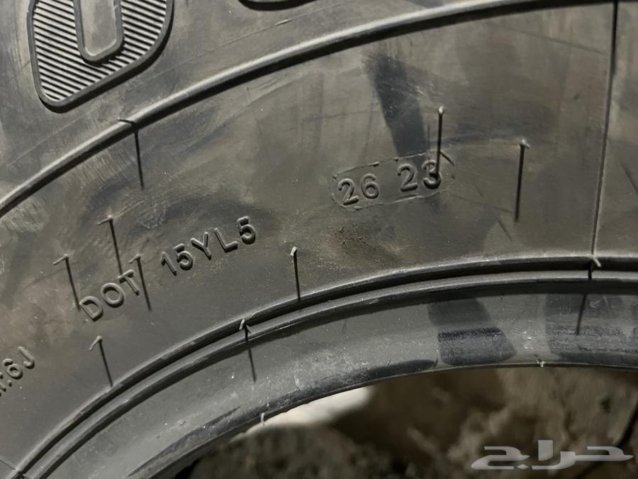 طقم. كفرات شاهين مقاس 225.95.16منزله شبه جديد تاريخ 202364340553335553114