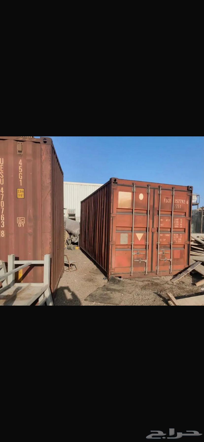 حاويات - كونتينر للبيع64338436921091111