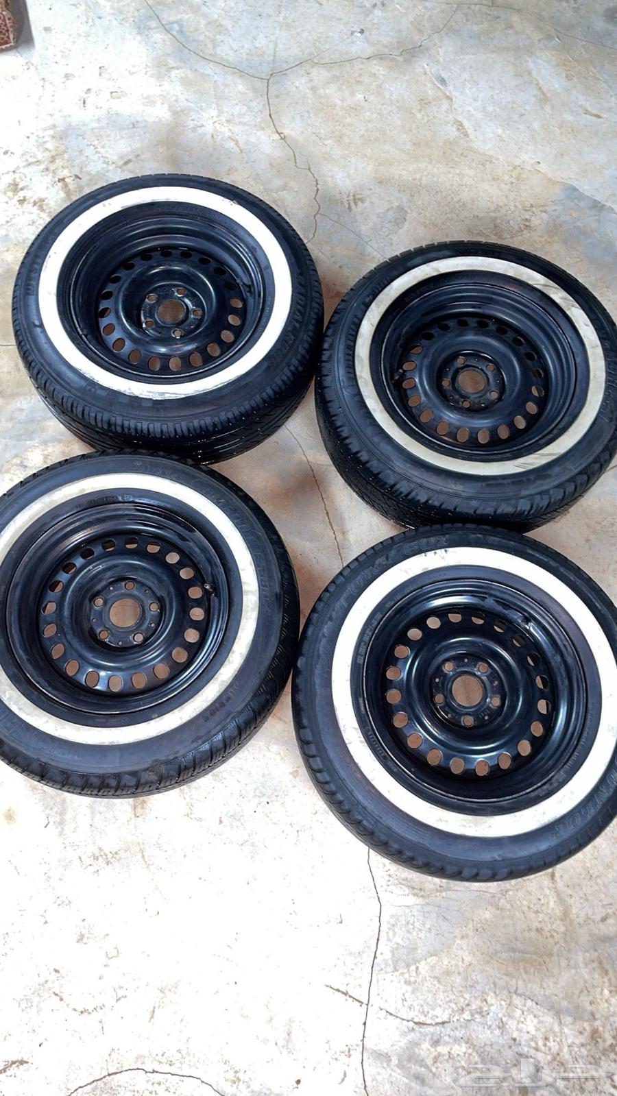 كفرات مع الجنوط للبيع الكفرات جديده64358598522755110