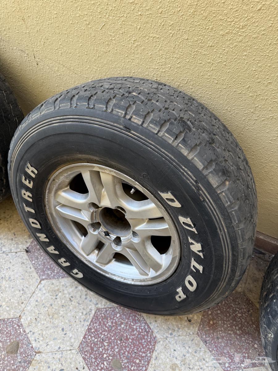 للبيع جنوط لكزز الحميدي شفه عريض مع كفراته دنلوب به نص عمر64350674353411112