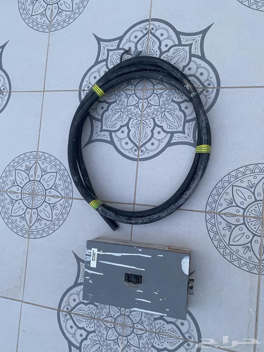 قاطع كهرباء 100 امبير وكيبل 4.70 م64347280108162110