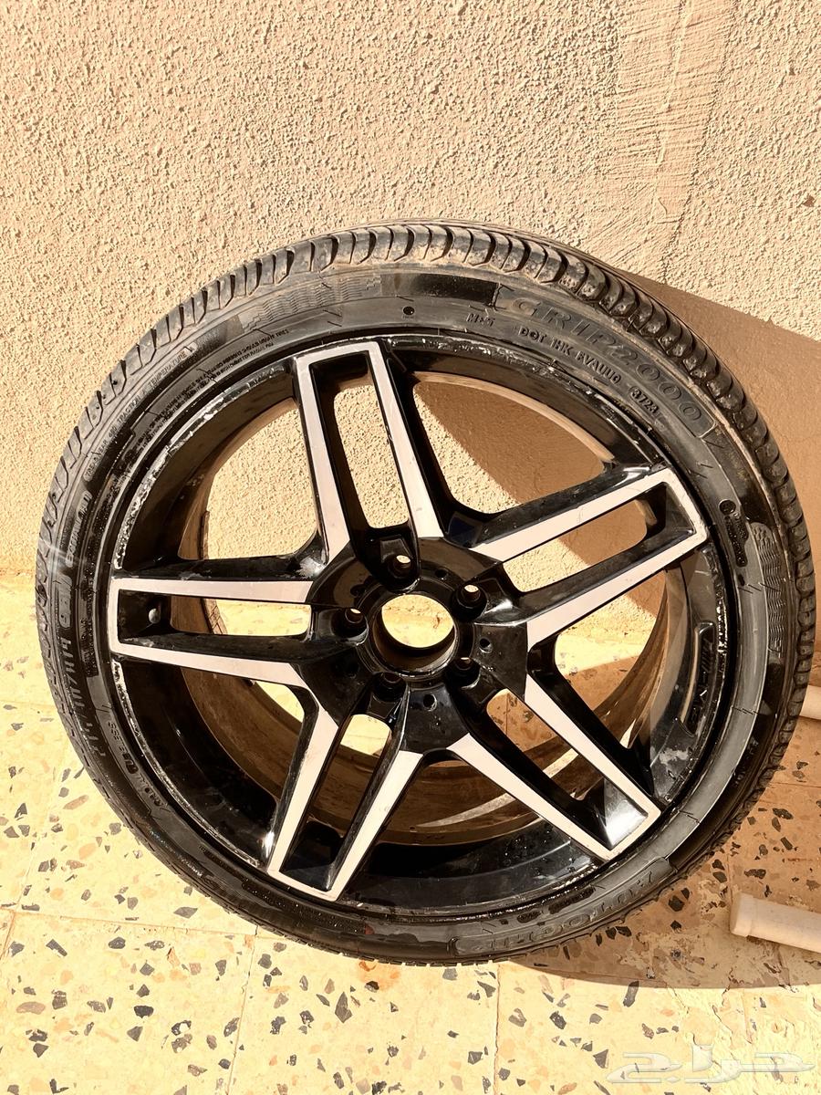 جنوط مرسيدس اربعه مع كفرات64355391815810110