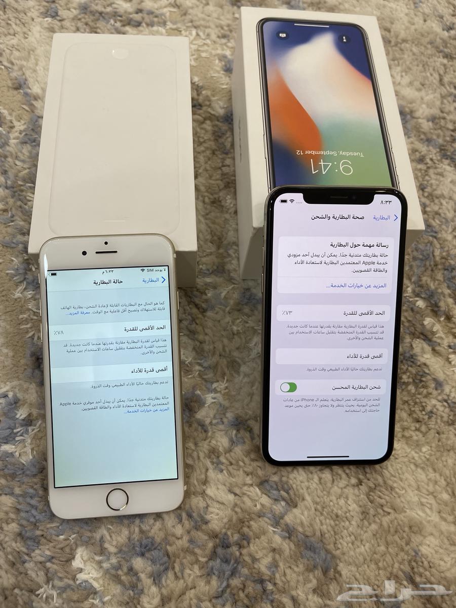 ايفون x و ايفون 664113399323393113