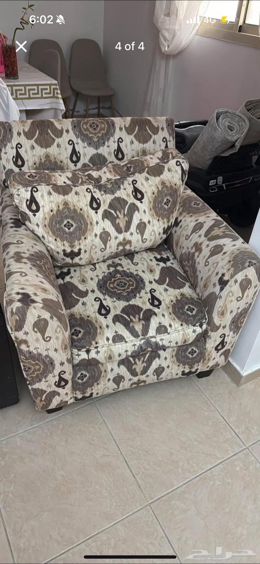 Clean American Ashley brand sofa, 4 pieces64120416778754110