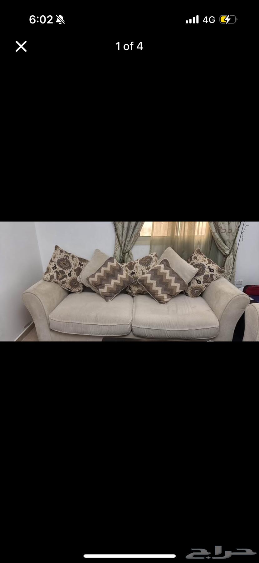 Clean American Ashley brand sofa, 4 pieces64120416778754113
