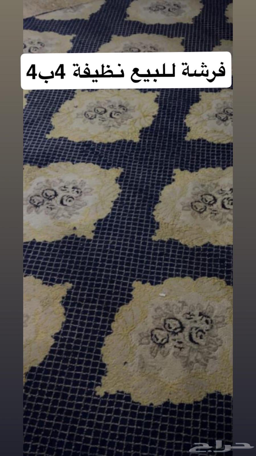 Turkish carpet for sale and another clean carpet, all size four by four64141926717313111