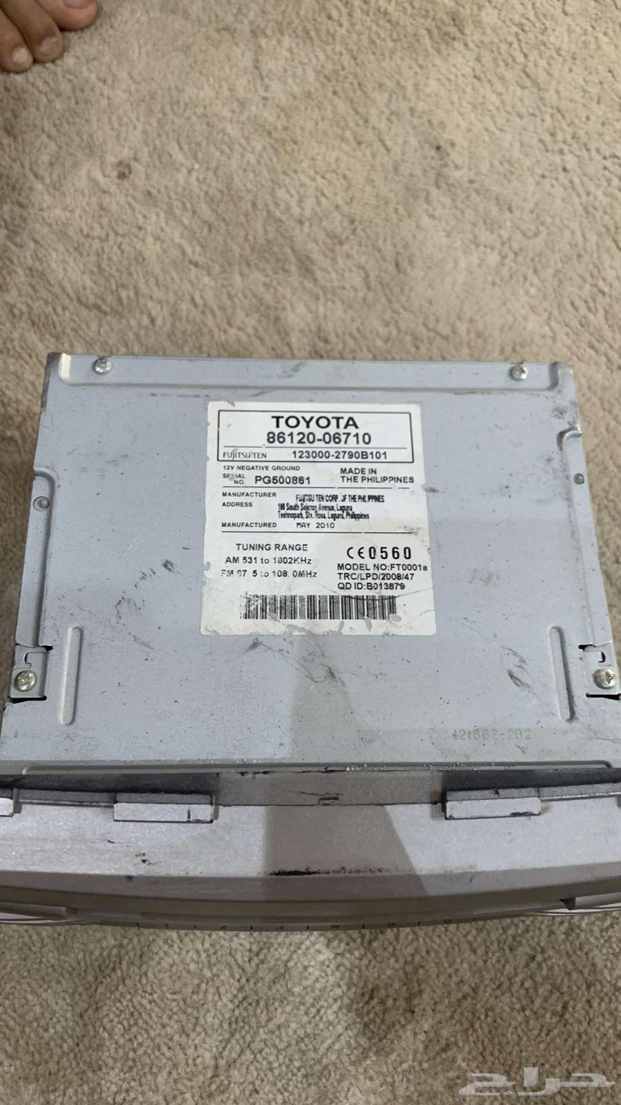 مسجل كامري 2010 فل كامل وكاله مع بعض الخدوش الصغيره64365484482946112