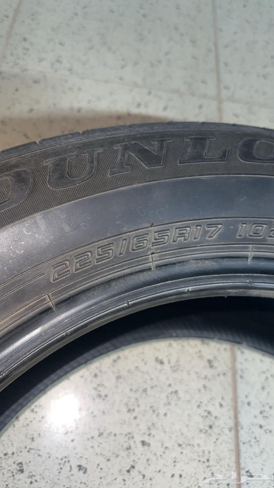 3كفرات دانلوب بحاله ممتازة64372404673795111