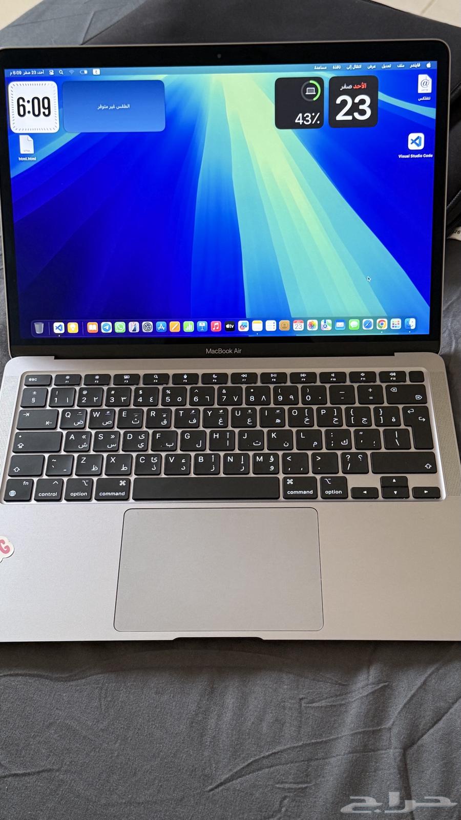 ماك بوك اير M1 شبه الجديد64141913868930110