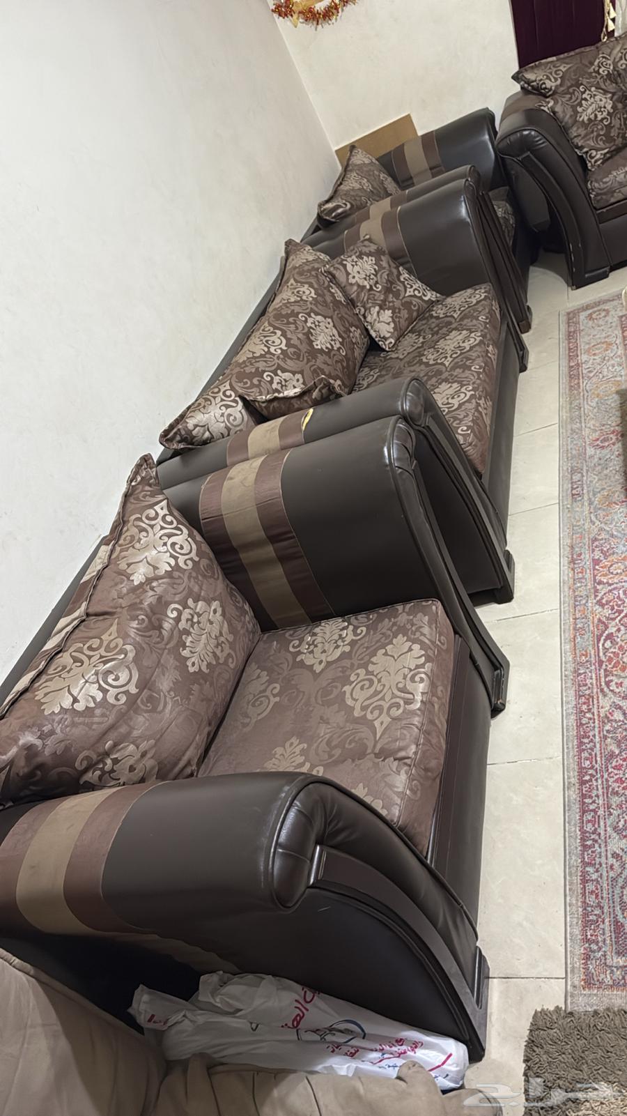 Sofa set with tables, living room set with chandelier, and bedroom64145049938434114